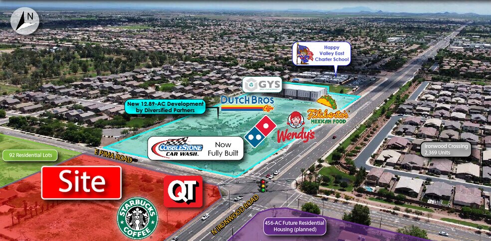 NEC N Ironwood Rd & E Pima Rd, San Tan Valley, AZ à vendre - Photo du bâtiment - Image 2 de 3