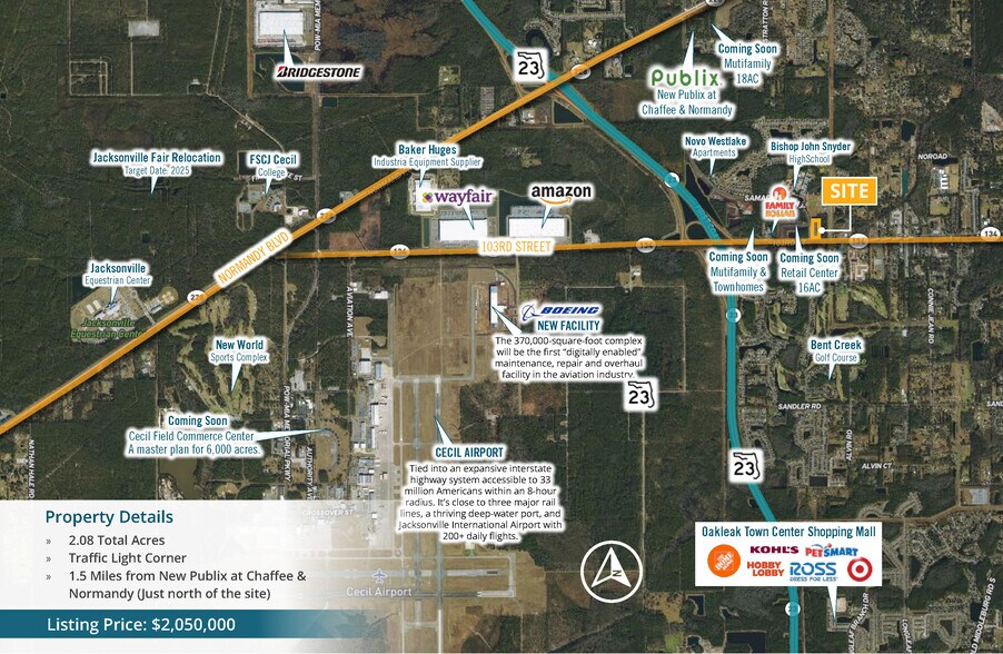 Samaritan Way & 103rd, Jacksonville, FL à vendre - Aérien - Image 3 de 6