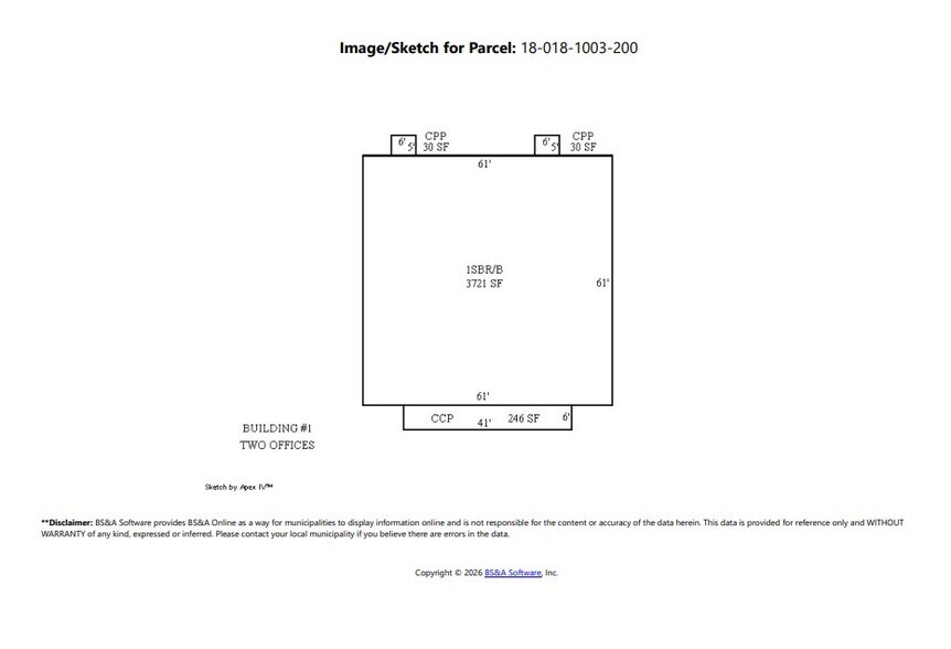 4154-S River Rd, East China, MI for sale - Floor Plan - Image 1 of 2