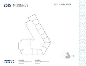 2515 McKinney Ave, Dallas, TX à louer Plan d  tage- Image 1 de 1