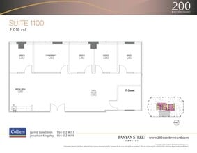 200 E Broward Blvd, Fort Lauderdale, FL for lease Floor Plan- Image 1 of 2