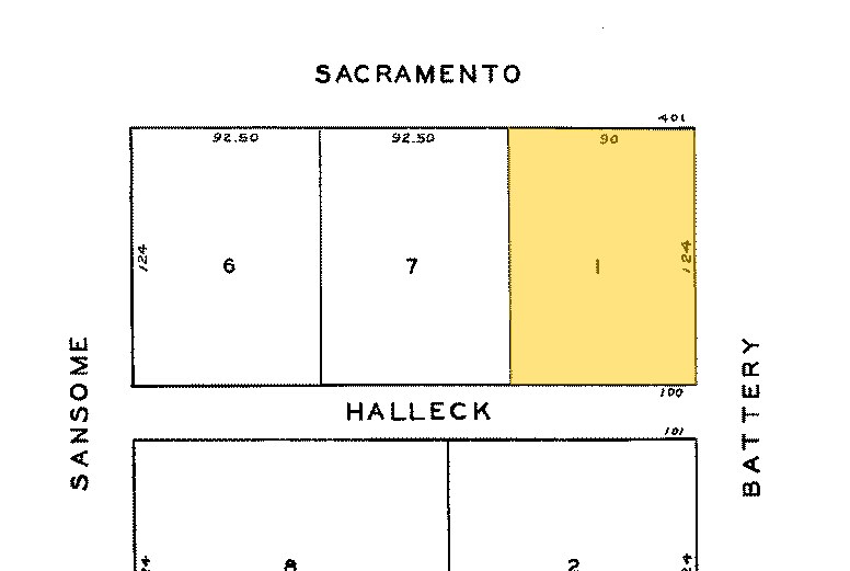 275 Battery St, San Francisco, CA à louer - Plan cadastral - Image 2 de 3