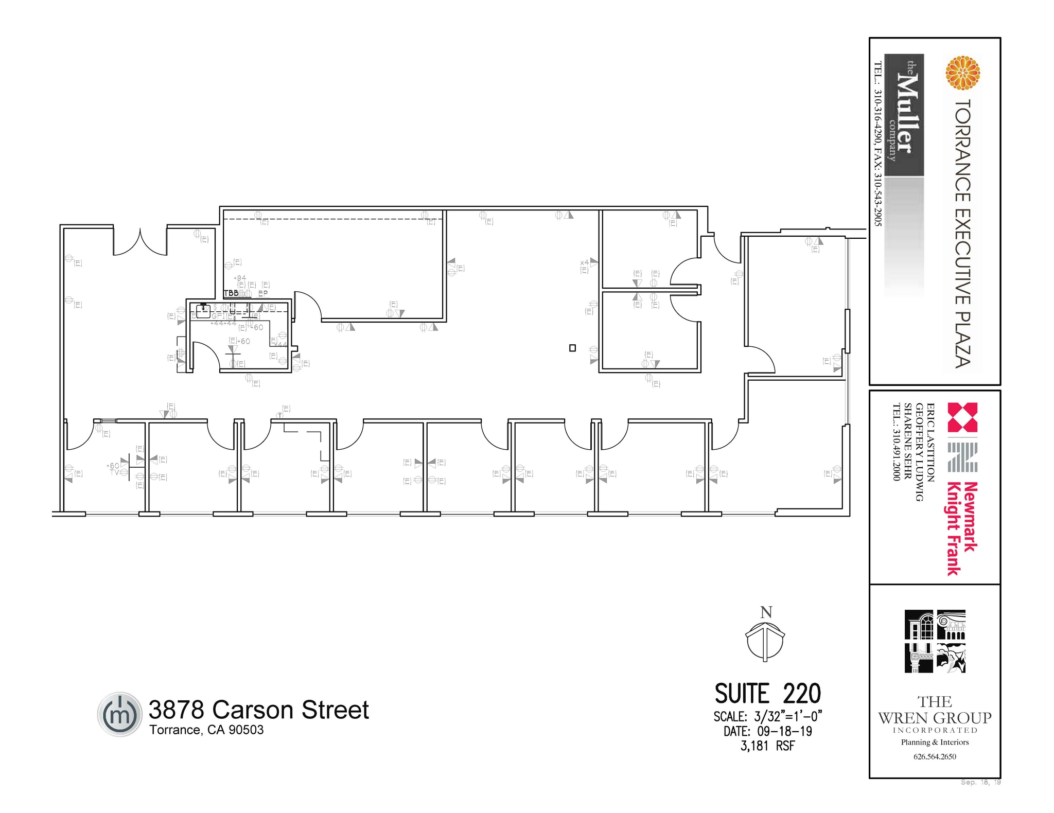 3848 W Carson St, Torrance, CA for lease Floor Plan- Image 1 of 1