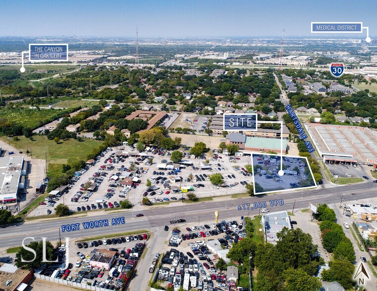 3011 Fort Worth Ave, Dallas, TX à louer - Aérien - Image 2 de 6