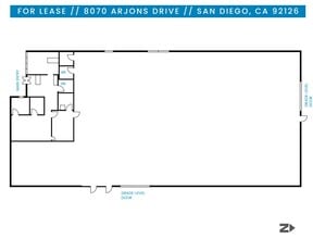 8070 Arjons Dr, San Diego, CA for lease Floor Plan- Image 2 of 2