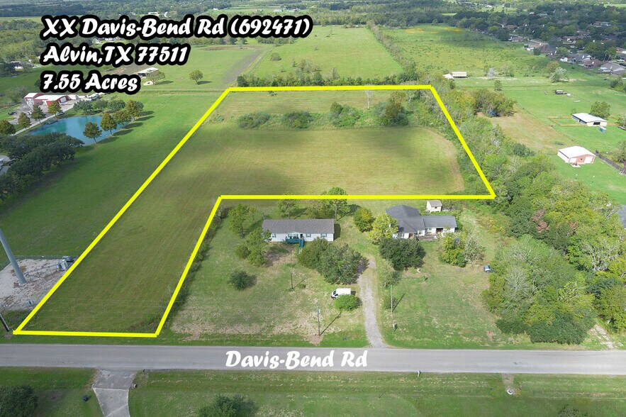 2310 Davis Bend Rd, Alvin, TX à vendre - A rien - Image 1 de 8