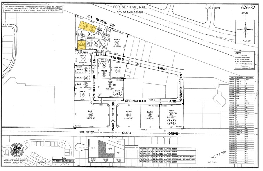 77530 Enfield Ln, Palm Desert, CA à louer - Plan cadastral - Image 2 de 3