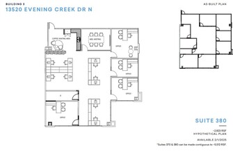 13520 Evening Creek Dr N, San Diego, CA à louer Plan d’étage- Image 1 de 1