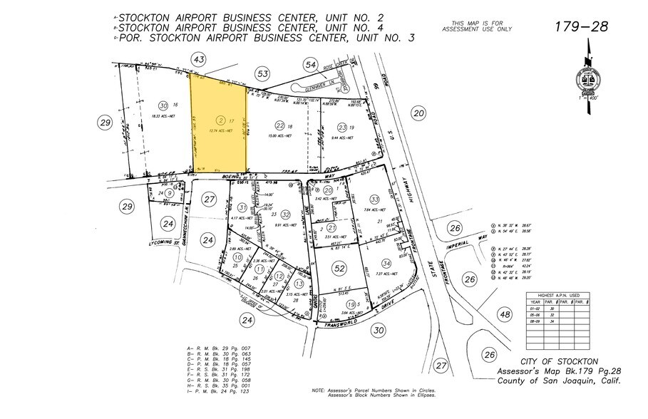 2763 Boeing Way, Stockton, CA à louer - Plan cadastral - Image 2 de 2