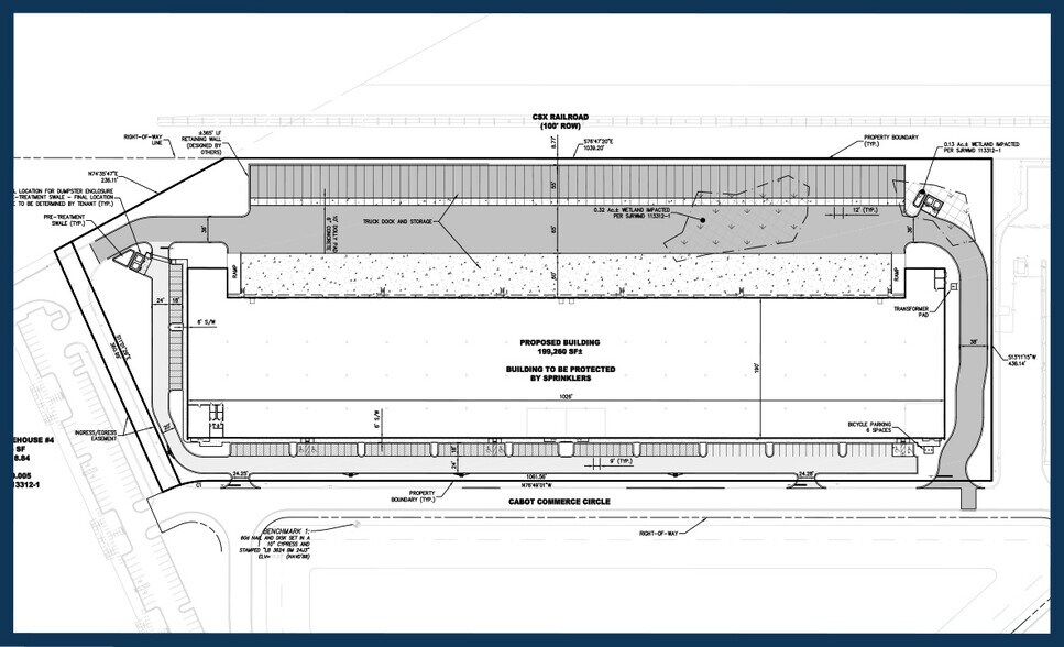 11096 Cabot Commerce Cir, Jacksonville, FL à louer - Plan de site - Image 3 de 3