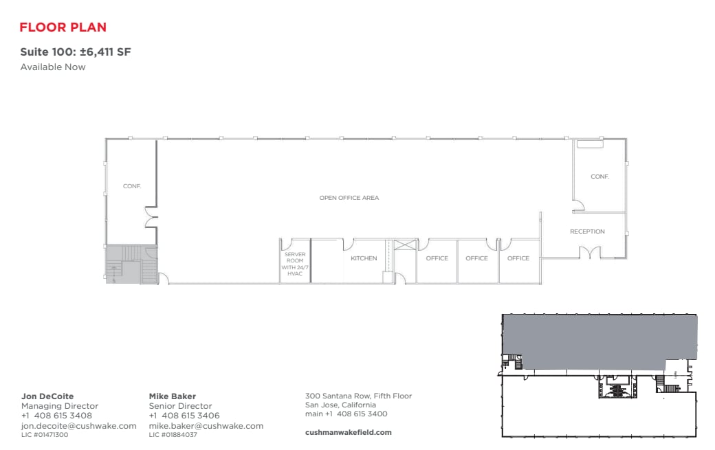 2674 N 1st St, San Jose, CA for lease Floor Plan- Image 1 of 1