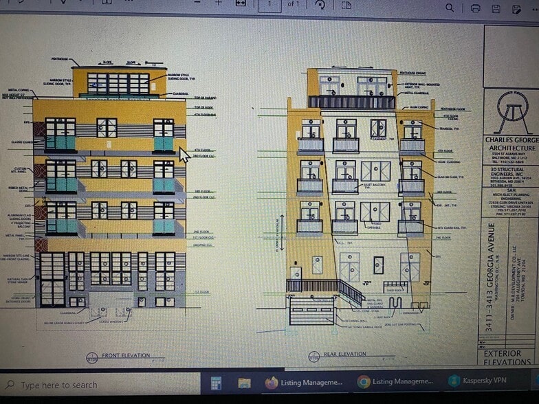 3411 Georgia Ave NW, Washington, DC à vendre - Plan d’étage - Image 1 de 4
