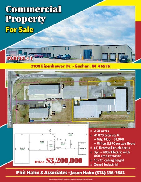 2108 Eisenhower Dr N, Goshen, IN for lease - Building Photo - Image 1 of 2