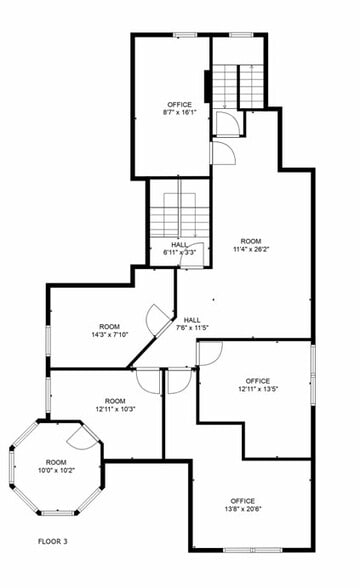 708 Pine St, Manchester, NH for lease - Floor Plan - Image 2 of 3