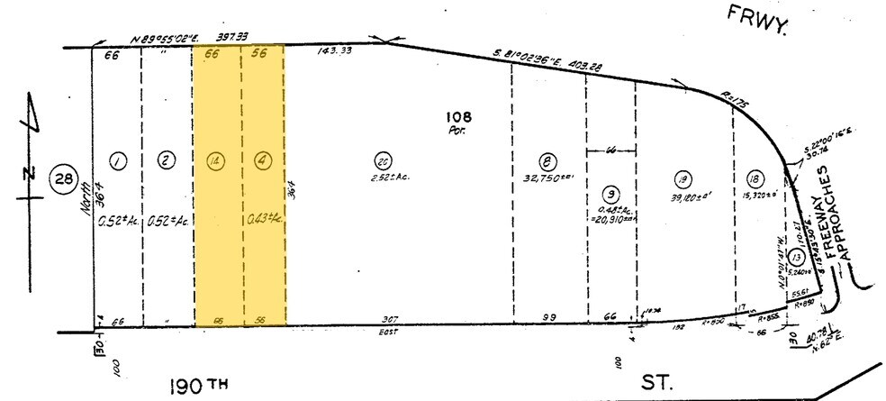 1051-1065 W 190th St, Gardena, CA à vendre - Plan cadastral - Image 3 de 13