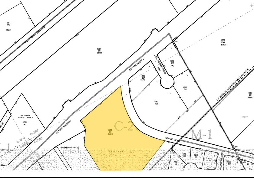 4136 Buford Hwy, Duluth, GA for sale - Plat Map - Image 2 of 23