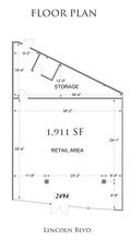 2494-2498 Lincoln Blvd, Venice, CA for lease Floor Plan- Image 2 of 2