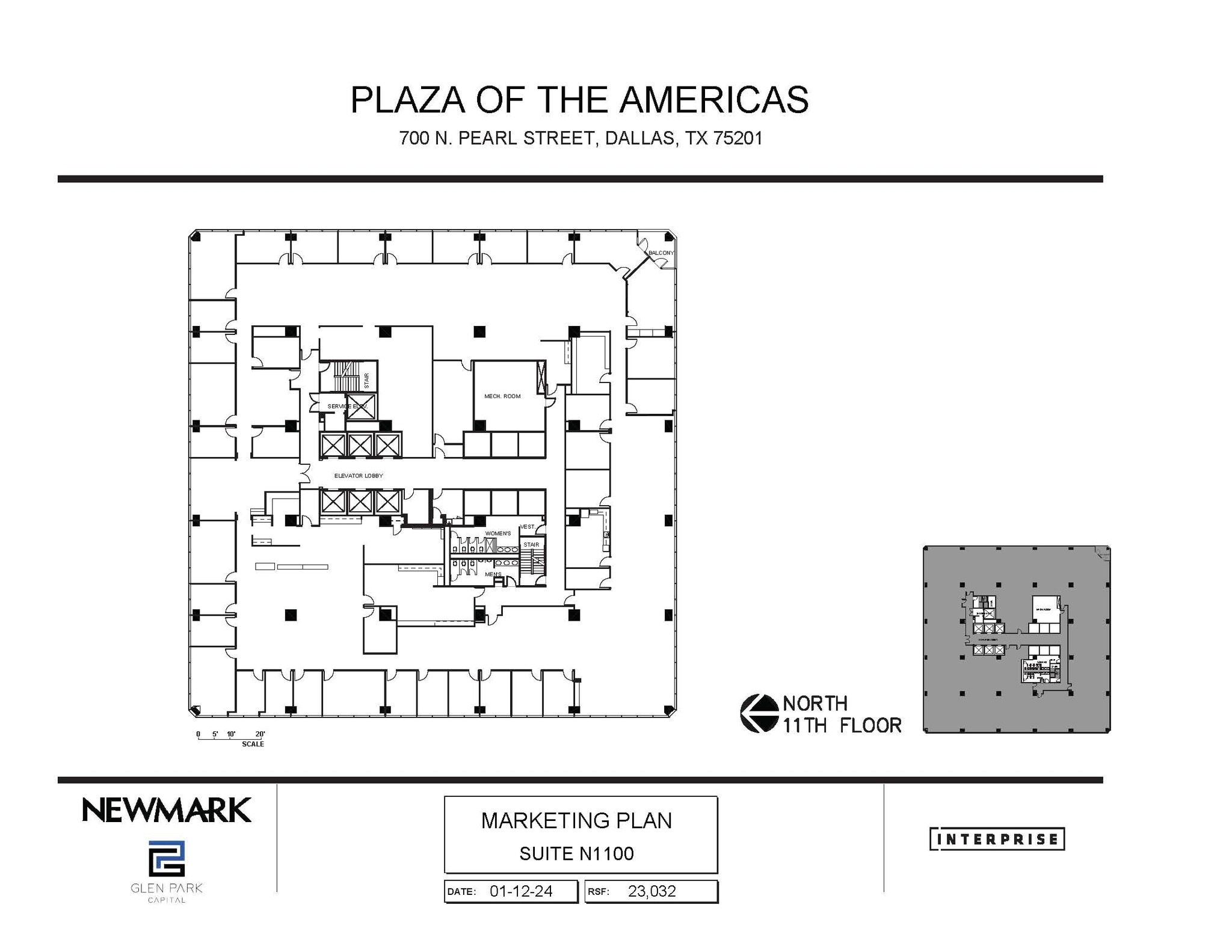 700 N Pearl St, Dallas, TX for lease Floor Plan- Image 1 of 1