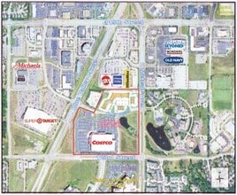 121st & Metcalf Ave, Overland Park, KS - AÉRIEN Vue de la carte