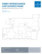8901-8933 Interchange Dr, Houston, TX à louer Plan d’étage- Image 1 de 1