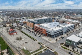 614 First St NW, Grand Rapids, MI - Aerial  map view