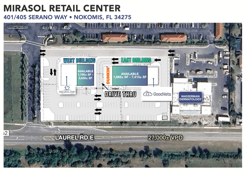 Laurel Rd and Mirasol Blvd, Nokomis, FL for lease - Aerial - Image 3 of 5