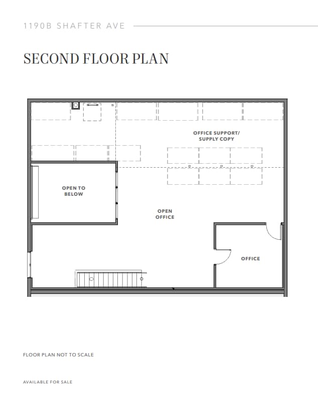 1190B Shafter Ave, San Francisco, CA 94124 - Unit 1 -  - Floor Plan - Image 2 of 12