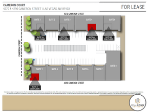 4290 Cameron St, Las Vegas, NV for lease Site Plan- Image 2 of 4