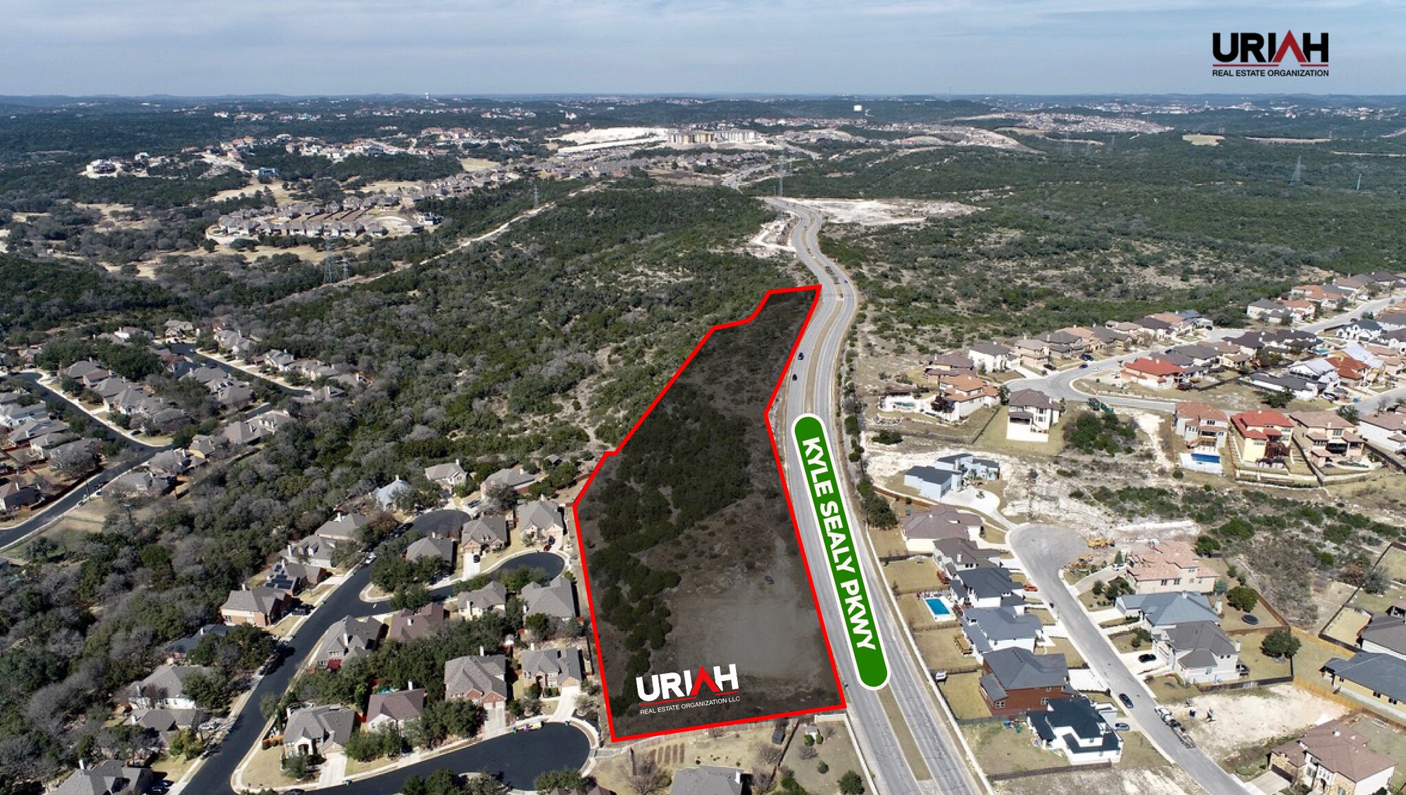 5.38-acre lot on Kyle Seale Parkway, Helotes, TX à vendre Photo du bâtiment- Image 1 de 18