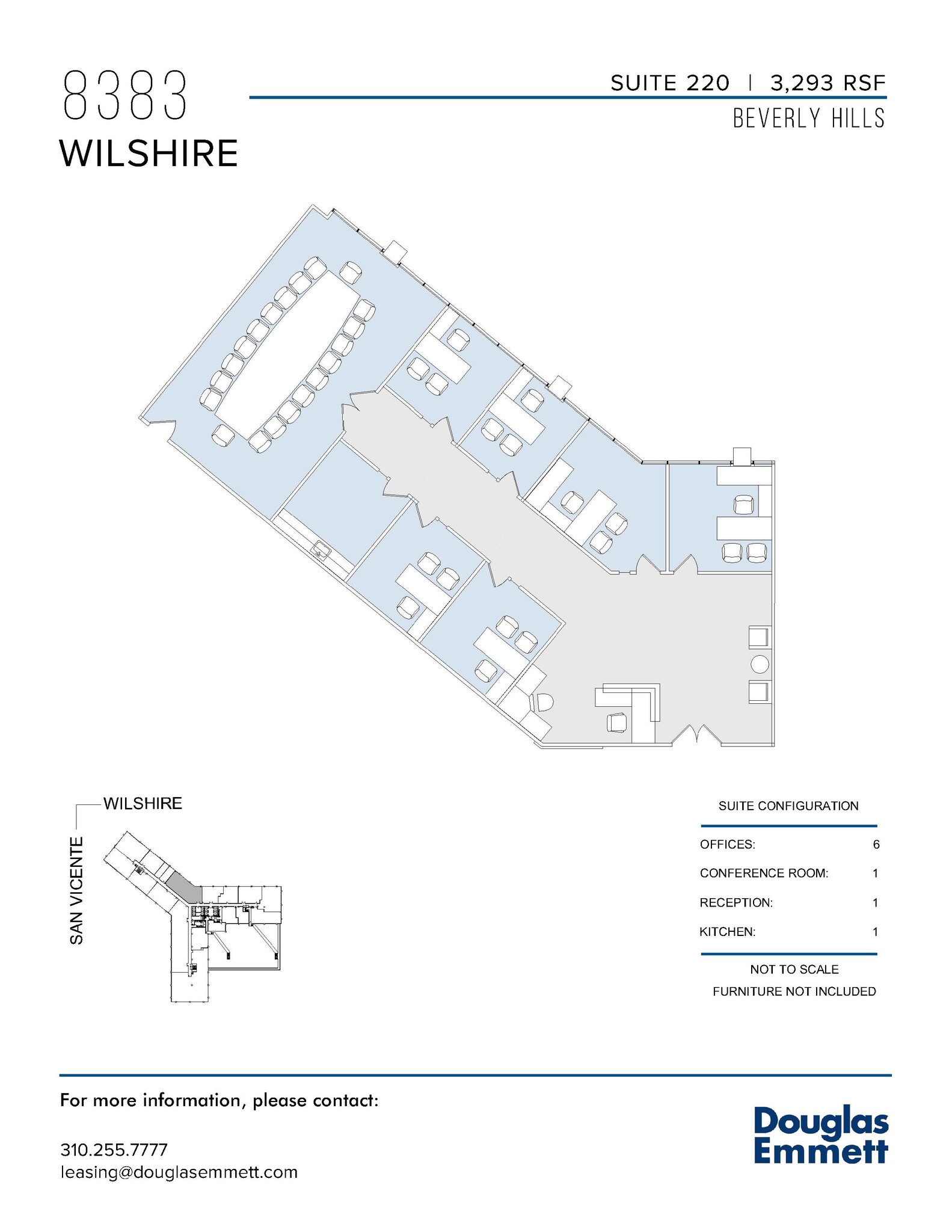 8383 Wilshire Blvd, Beverly Hills, CA à louer Plan d  tage- Image 1 de 1