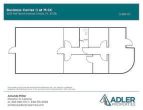 2156-2214 NW 82nd Ave, Miami, FL for lease Floor Plan- Image 1 of 1