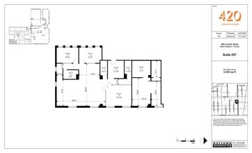 420 Lincoln Rd, Miami Beach, FL à louer Plan de site- Image 2 de 9