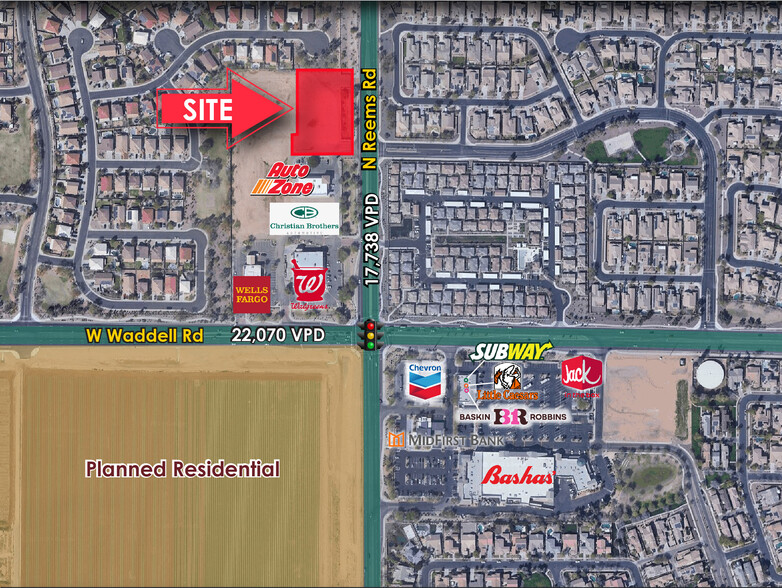 Waddell & Reems Rd, Surprise, AZ for sale - Building Photo - Image 1 of 1