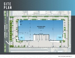 300 E Dyer Rd, Santa Ana, CA for lease Site Plan- Image 1 of 2