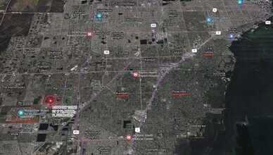 12000-12163 SW 132nd Ct, Miami, FL - AERIAL  map view - Image1