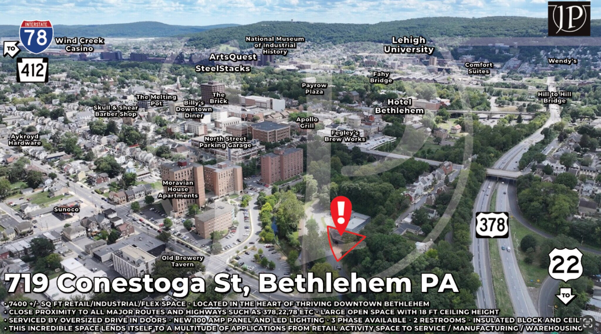 719 Conestoga St, Bethlehem, PA à louer Photo du bâtiment- Image 1 de 36