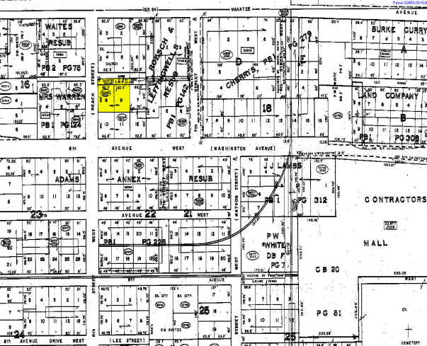 525 8th St W, Bradenton, FL à vendre - Plan cadastral - Image 2 de 93