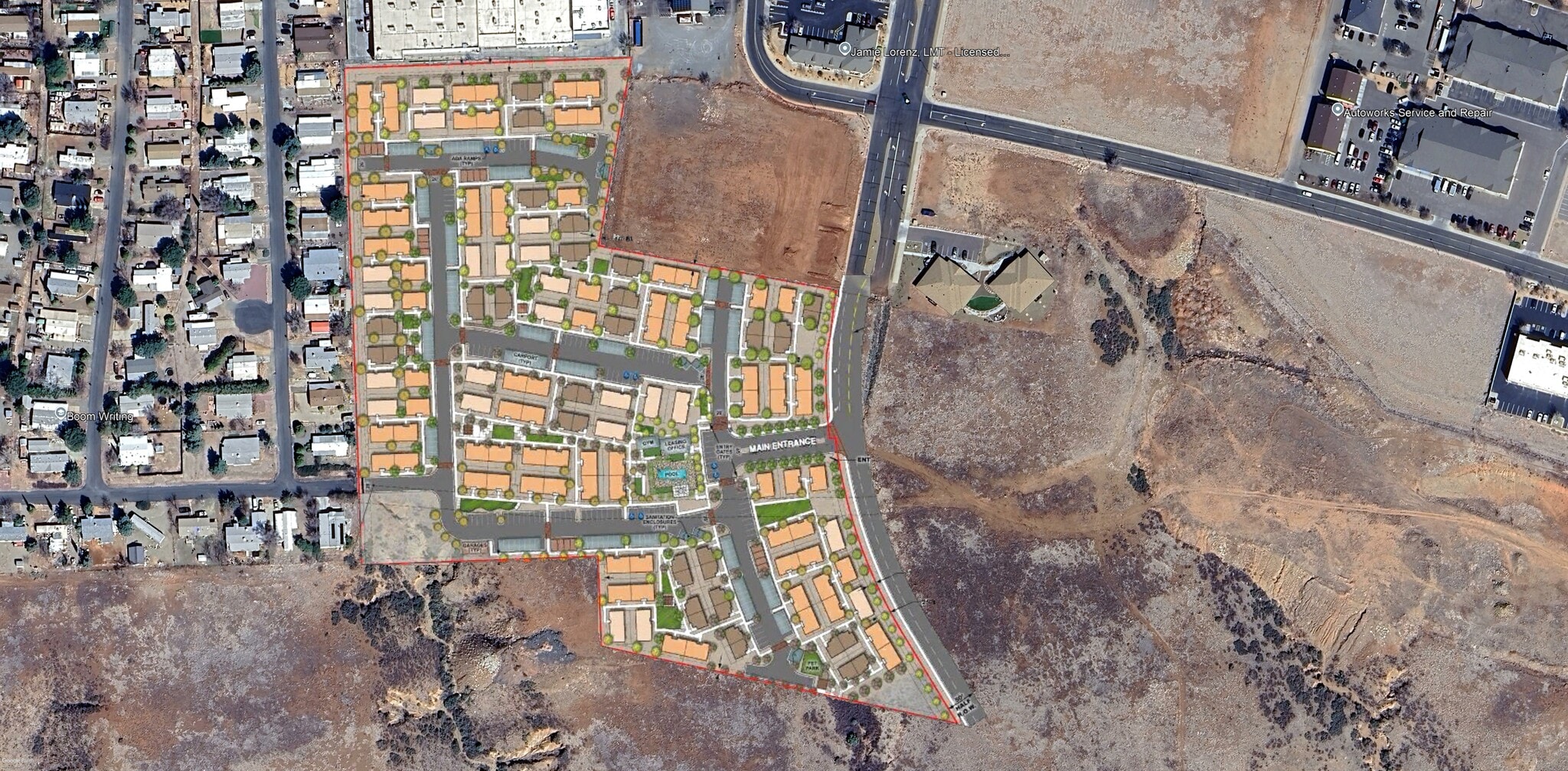 S/SWC Navajo Dr & Eastridge dr, Prescott Valley, AZ à vendre Plan de site- Image 1 de 5