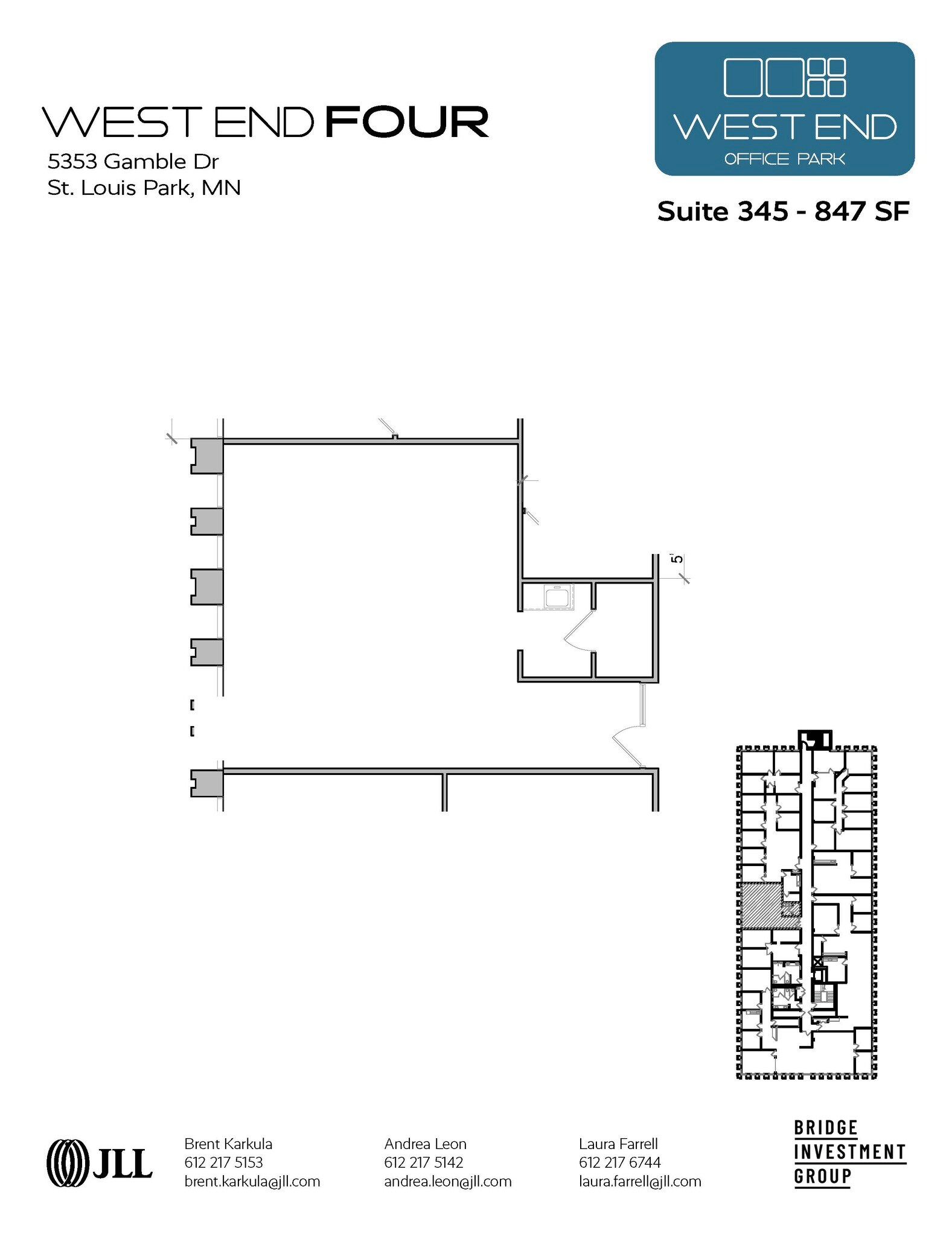 1665 Utica Ave S, Saint Louis Park, MN for lease Floor Plan- Image 1 of 1