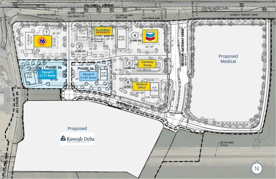 Caldwell Ave., Visalia, CA for lease - Building Photo - Image 2 of 3
