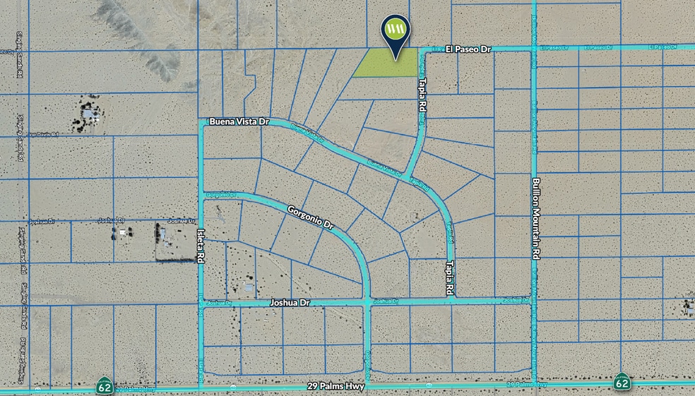 Tapia Road, Twentynine Palms, CA for sale - Primary Photo - Image 1 of 2