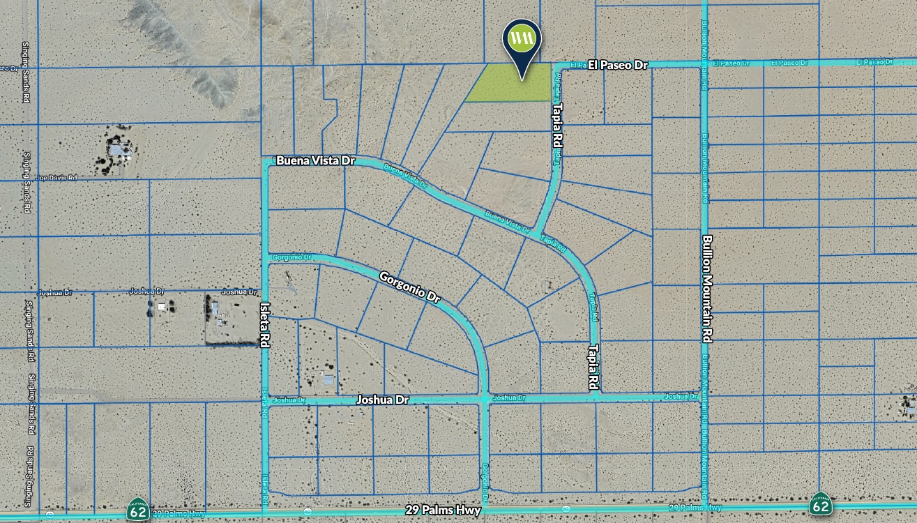 Tapia Road, Twentynine Palms, CA for sale Primary Photo- Image 1 of 3