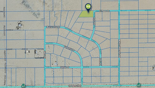 Plus de détails pour Tapia Road, Twentynine Palms, CA - Terrain à vendre