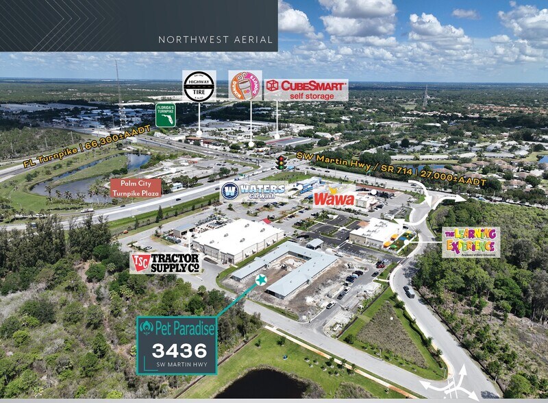 3440 Martin Hwy, Palm City, FL à vendre - Aérien - Image 3 de 8