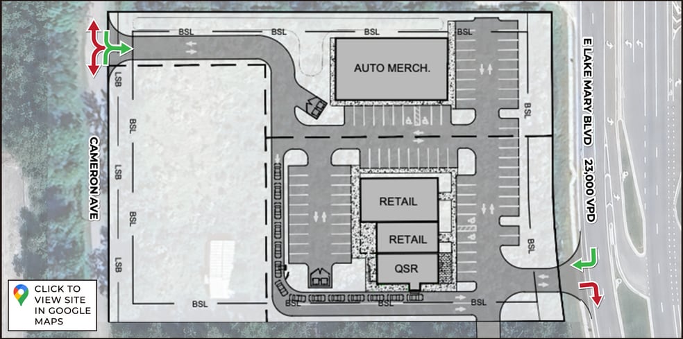 2531 Cameron Ave, Sanford, FL à louer - Plan de site - Image 2 de 2