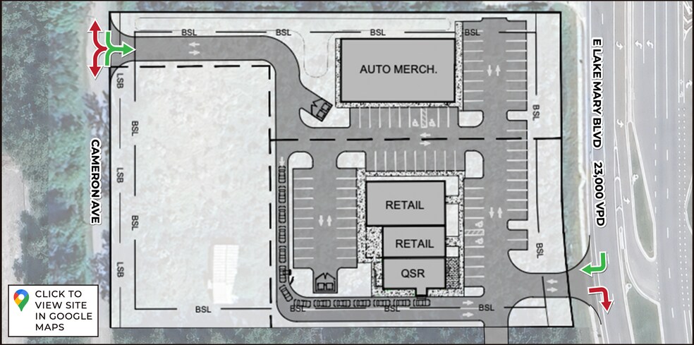 2531 Cameron Ave, Sanford, FL for lease - Site Plan - Image 2 of 2