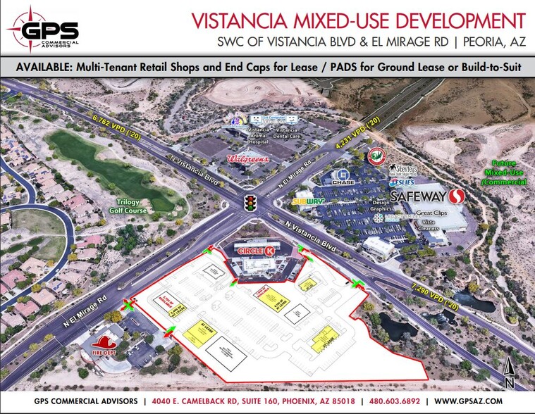 SWC of Vistancia Blvd & El Mirage Rd, Peoria, AZ à vendre - Photo du bâtiment - Image 1 de 1