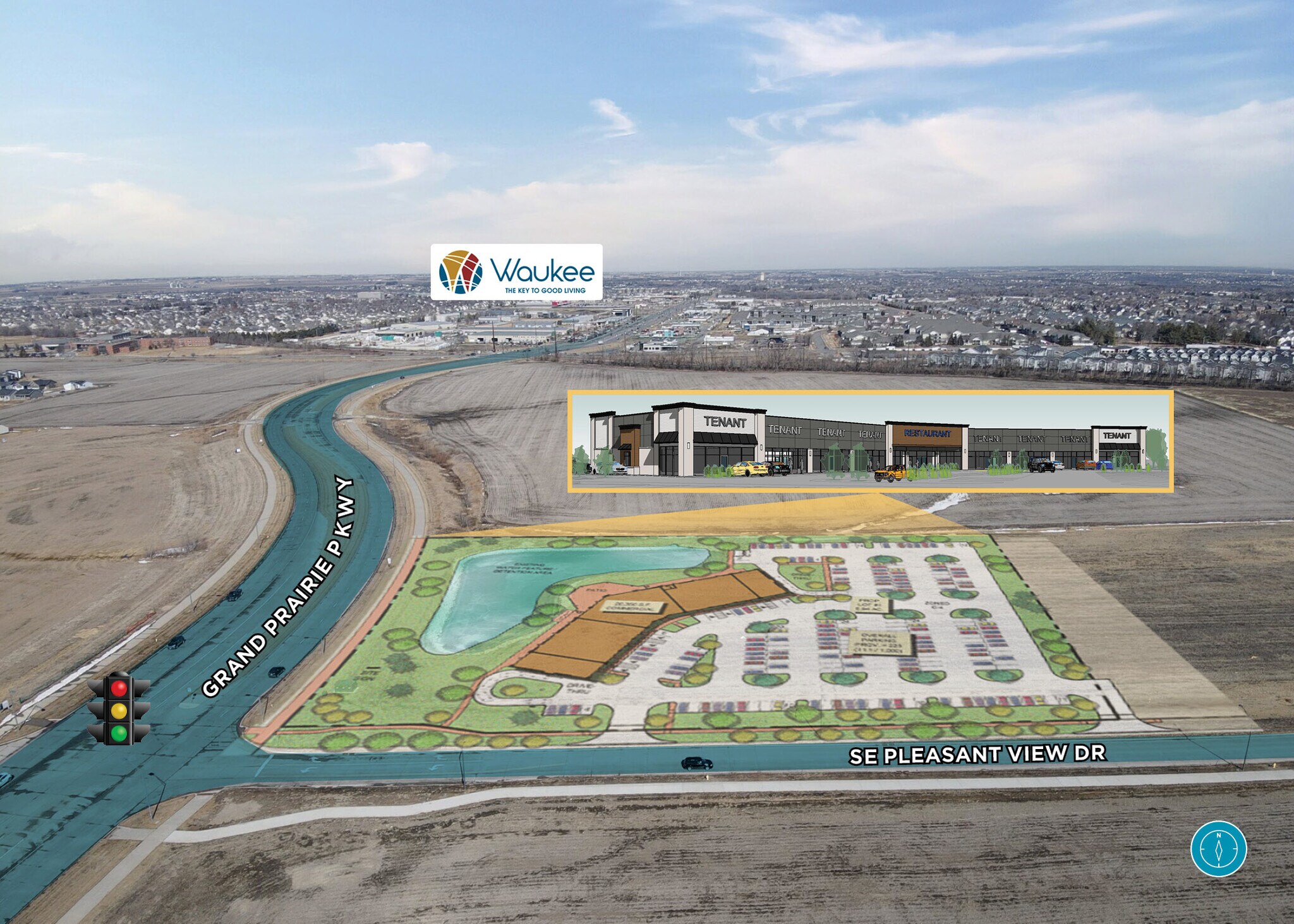 1105 SE Pleasant View Dr, Waukee, IA à louer Photo du bâtiment- Image 1 de 6