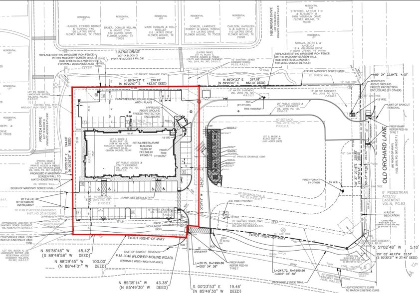 Flower Mound Road, Flower Mound, TX for sale - Site Plan - Image 2 of 3