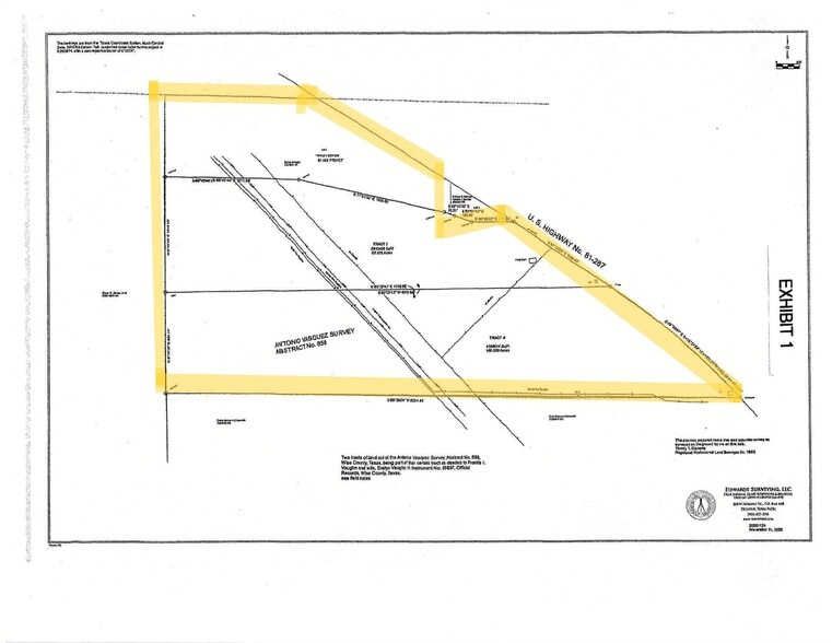 00 S. US-287, Rhome, TX for sale - Plat Map - Image 1 of 1